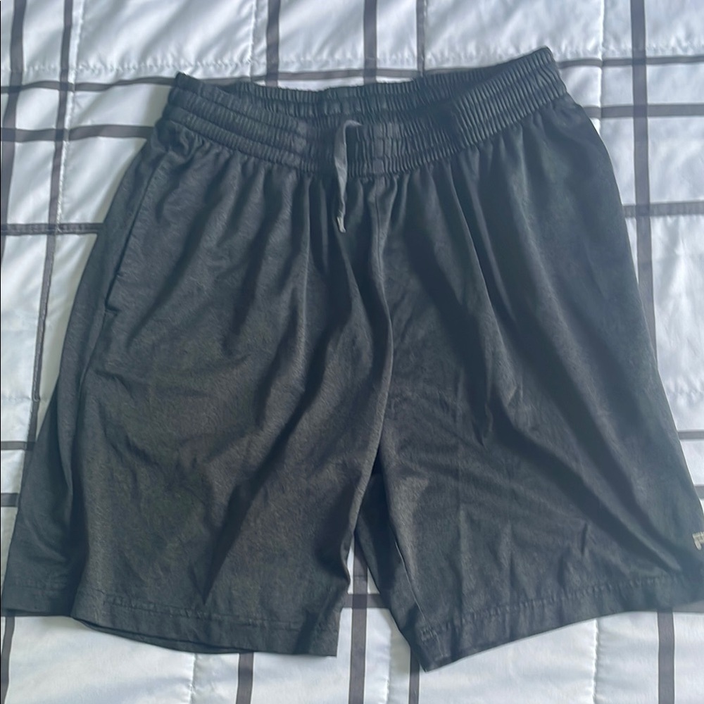 Fila Black Athletic Shorts with Elastic Waistband